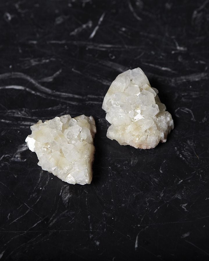 Hvit Calcite Krystall